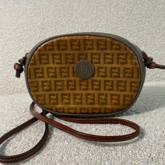 Authentic Fendi Vintage Zucca Crossbody Bag - Picture 7 of 15